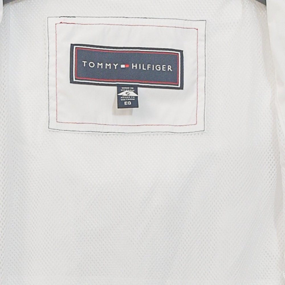 Tommy Hilfiger Ladies' Long Windbreaker WHITE - Picture 4 of 8